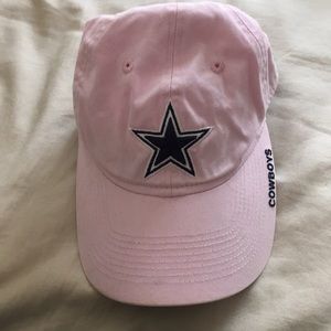 Pink cowboys baseball cap